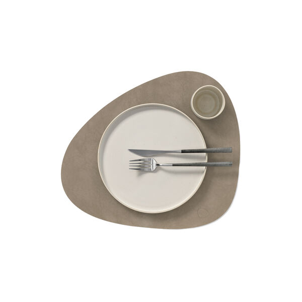 Nupo d&aelig;kkeserviet Curve L, nomad grey, LIND DNA