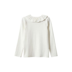 FalinaKB T-shirt long sleeve, snow white, Sofie Schnoor