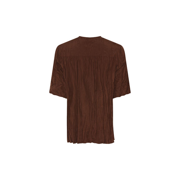 Meriam shirt, deep brown, Heartmade