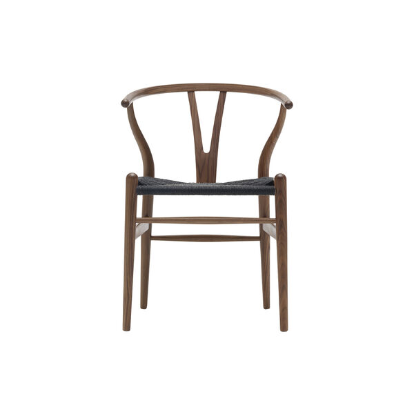 CH24 Y-stolen spisebordsstol, olieret valnød/sort CH24 Y-stolen spisebordsstol, olieret valnød/sort, Carl Hansen & Søn