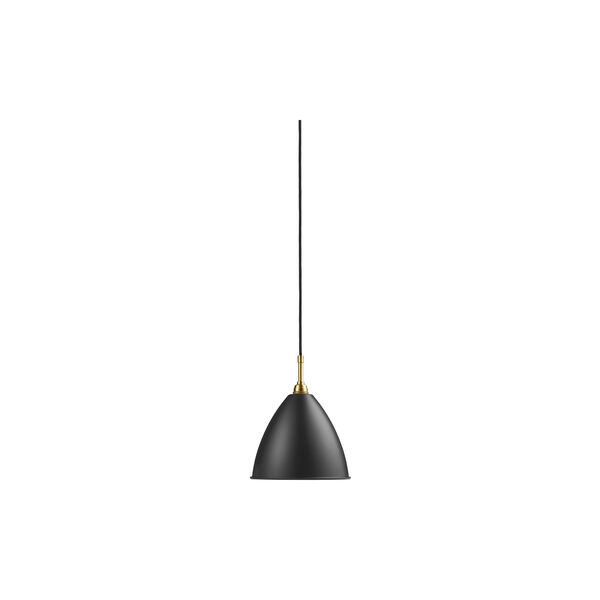 Bestlite BL9 Pendant, soft black semi matt/brass Bestlite BL9 Pendant, soft black semi matt/brass, GUBI