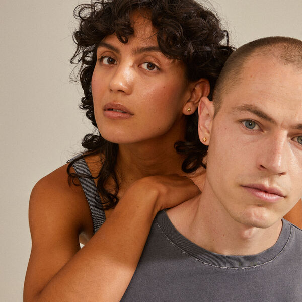 OAKLEY Starfish &Oslash;reringe, gold plated, Pilgrim