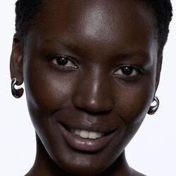 Dolphin Earring Small, silver, Maria Black