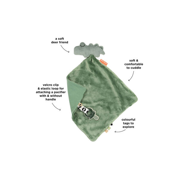 Croco nusseklud, green, Done by Deer