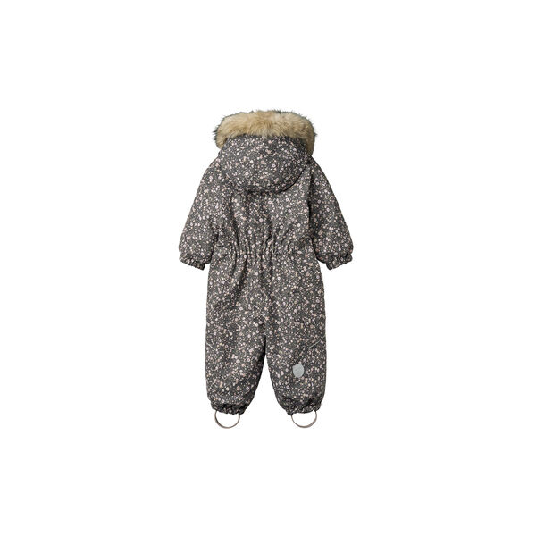 Snowsuit Nickie, black sea open flowers Snowsuit Nickie, black sea open flowers, Wheat