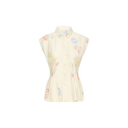 IHGINNI Shirt, cross stitch flowers, ICHI