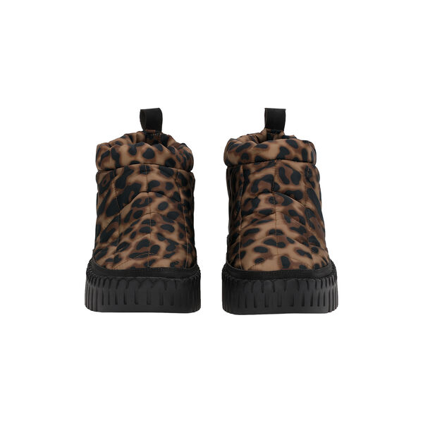 Tulip Low Padded Boot, brown panthera print black, Ilse Jacobsen Hornbæk