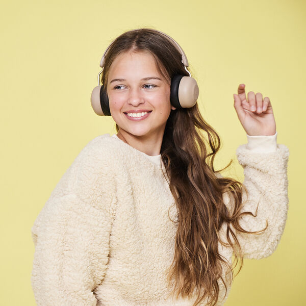 Buzz Safe Audio ANC høretelefoner, ivory sand, Kreafunk