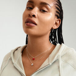 MAEVE Halsk&aelig;de 2 s&aelig;t, silver plated, Pilgrim