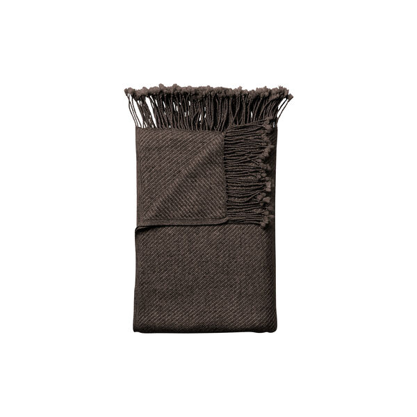SUSAN Throw, dark brown SUSAN Throw, dark brown, CARE BY ME
