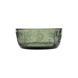 Mumi glassk&aring;l 35 cl, pine green, Moomin Arabia