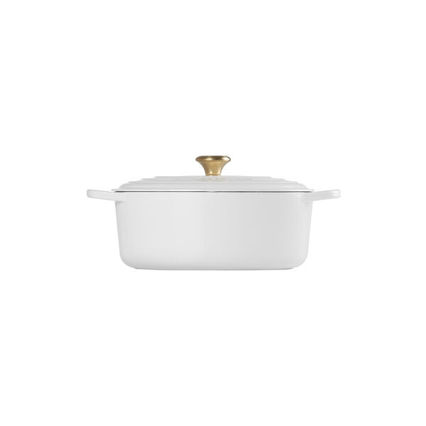 Signature st&oslash;bejern oval gryde &Oslash; 31 cm, white, Le Creuset