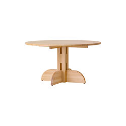 Puffin Dining Table | Round | &Oslash; 140 | Solid Oak | Spisebord, Audo Copenhagen