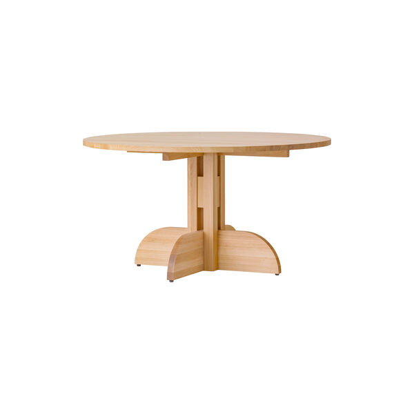 Puffin Dining Table | Round | &Oslash; 140 | Solid Oak | Spisebord, Audo Copenhagen