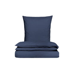 Percale sengesæt, marineblå, Sekan