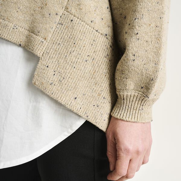 Shinabi cardigan med knapper, stone w sprinkles, BITTE KAI RAND