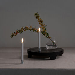 Lysestage mini tilspidset 2-pack, chrome, Uyuni Lighting