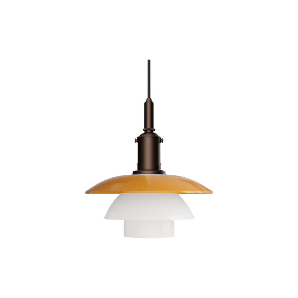 PH 3/3 Pendel Centenary Edition, amber/opal white, Louis Poulsen