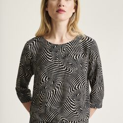 Iki  bluse, zebra shell, BITTE KAI RAND