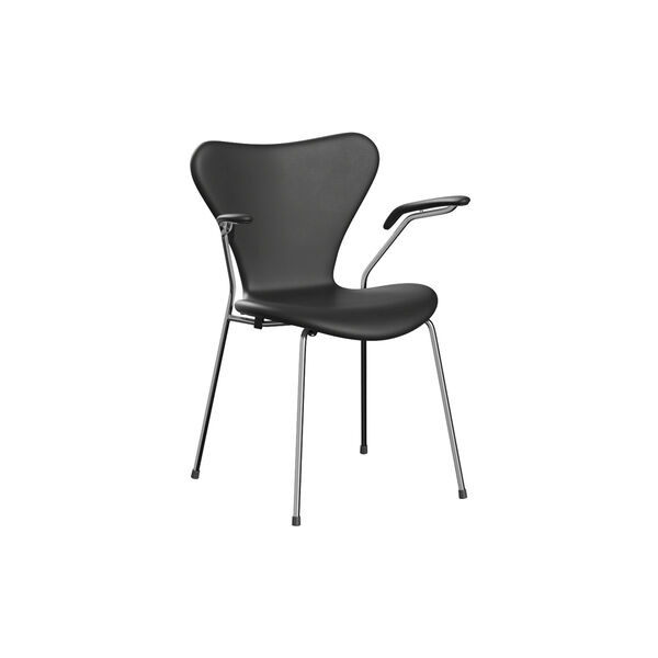 Serie 7™ 3207 fuldpolstret stol, Essential black Serie 7™ 3207 fuldpolstret stol, Essential black, Fritz Hansen