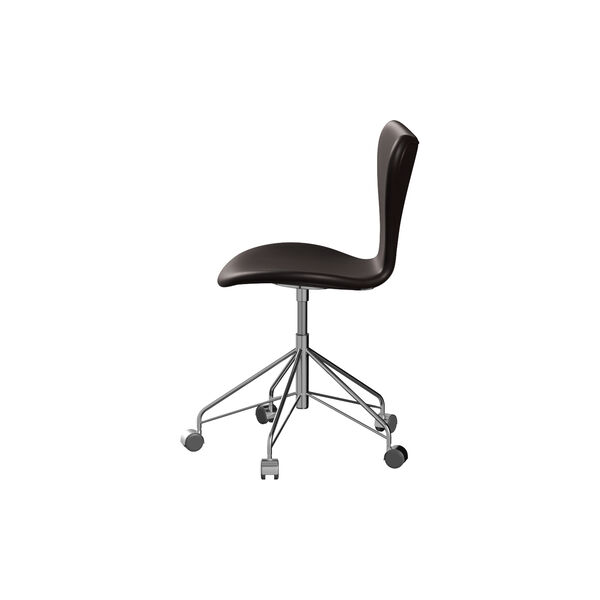 Serie 7&trade; 3117 fuldpolstret kontorstol, Grace Black, Fritz Hansen