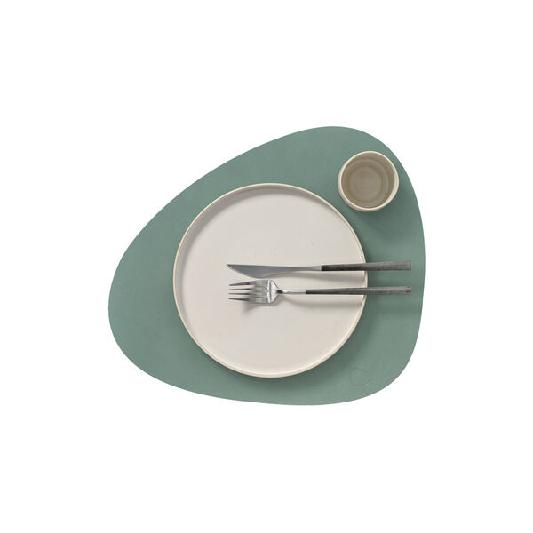 Nupo d&aelig;kkeserviet Curve L, pastel green, LIND DNA
