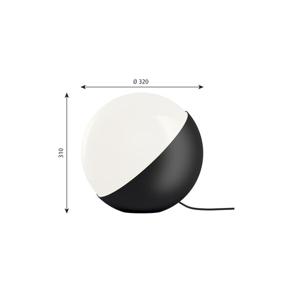 VL Studio bord-/gulvlampe, sort, Louis Poulsen