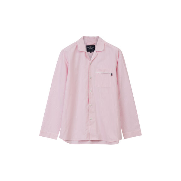 Unisex Organic Cotton pyjamasæt, pink/white, Lexington