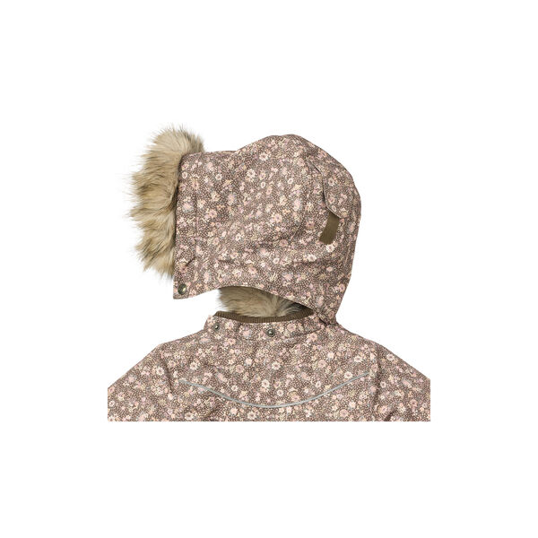 Jacket Mathilde, dry wood snow flowers, Wheat