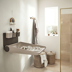 Leander Wally™ væghængt puslebord, cappuccino Leander Wally™ væghængt puslebord, cappuccino, Leander