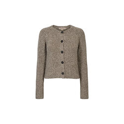 Cardigan i Dixit, beige melange, ELISE GUG