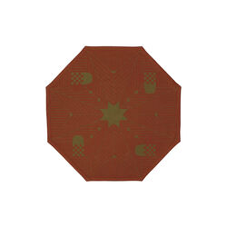 CHRISTMAS TRADITIONAL juletræstæppe, archive red, Georg Jensen Damask