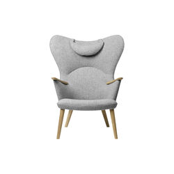 CH78 Mama Bear loungestol, light grey/olieret eg, Carl Hansen & Søn