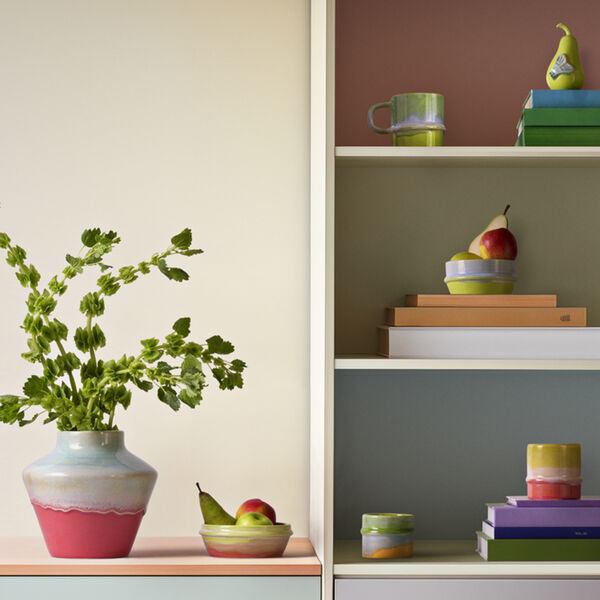 Poppery Skål, mint/apple green/pink, Kähler