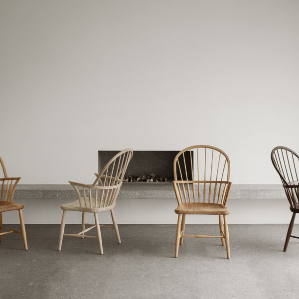 FH38 Windsor stol, sæbebehandlet eg, Carl Hansen & Søn