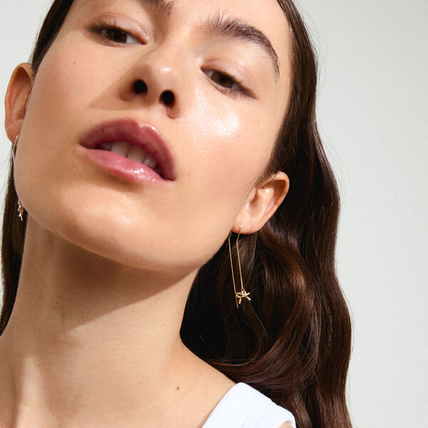 LYSANDRA Chain &Oslash;reringe, gold plated, Pilgrim