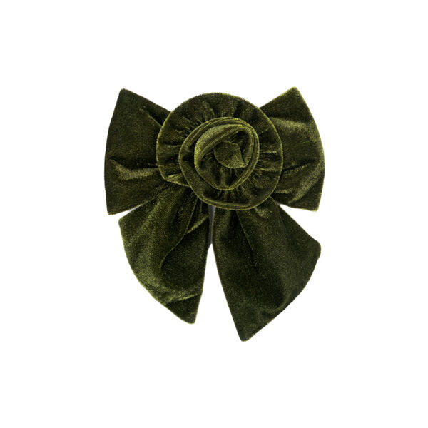 Rosie Velvet Bow, green, SUI AVA