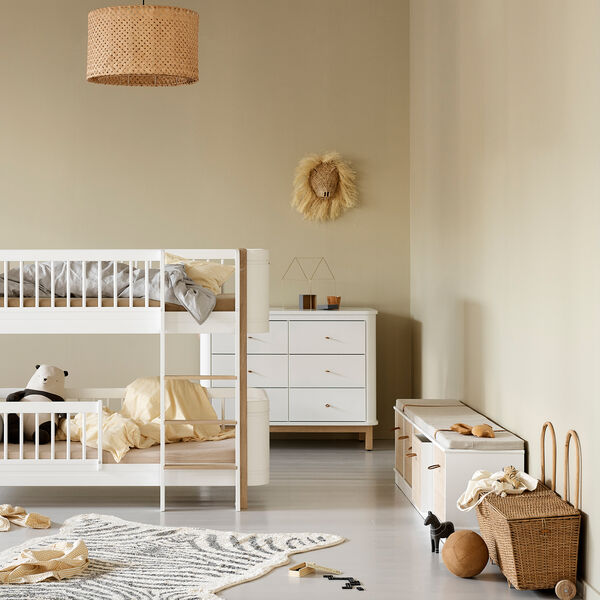 Wood reol 5x1 vandret med sokkel Wood reol 5x1 vandret med sokkel, Oliver Furniture