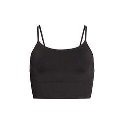 Hilde Seamless sports bra, almost black, Rethinkit