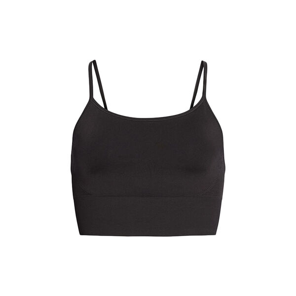 Hilde Seamless sports bra, almost black, Rethinkit