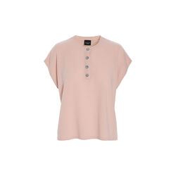 Kumo cashmere bluse med knapper, dusty rose, BITTE KAI RAND