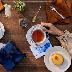 Hvid Elements tallerken &Oslash; 19 cm, Royal Copenhagen