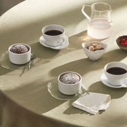 Hvid Riflet Souffléskåle 2 stk, Royal Copenhagen