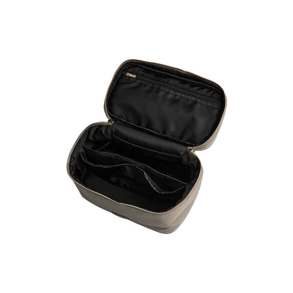 TreasureMBG Toiletry Bag Rec., walnut w/gold, Markberg