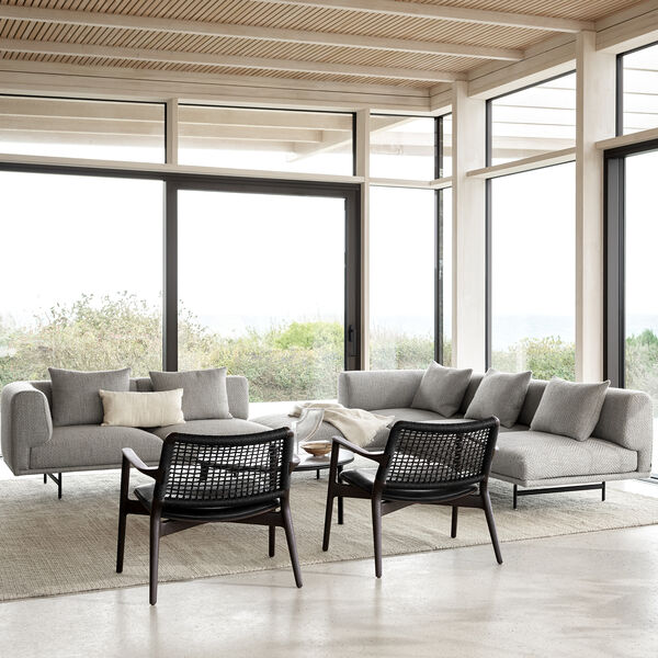 VIPP488 Cabin loungestol, mørk eg/sort, Vipp