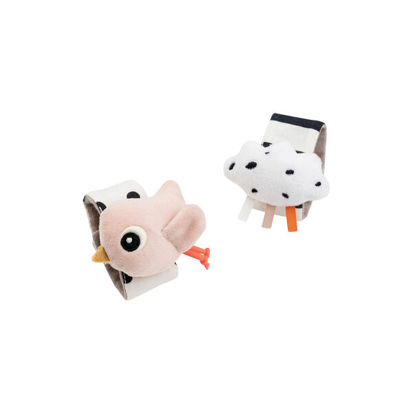 Happy Clouds håndledsranglesæt 2 stk., powder, Done by Deer