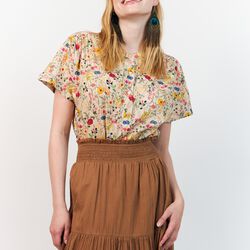 MyaLL Shirt SS, flower print, Lollys Laundry