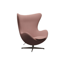 &AElig;gget&trade; 3316 loungestol, Christianshavn 1131 orange/red/brown bronze, Fritz Hansen