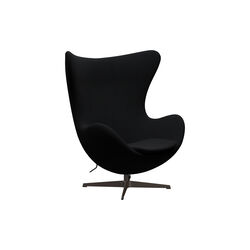 &AElig;gget&trade; 3316 loungestol, Christianshavn 1175 black uni/brown bronze, Fritz Hansen