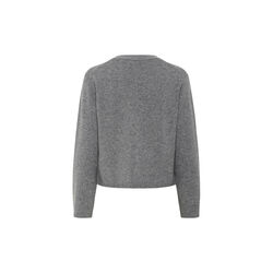 SvevaPW Cardigan, medium grey melange SvevaPW Cardigan, medium grey melange, Part Two